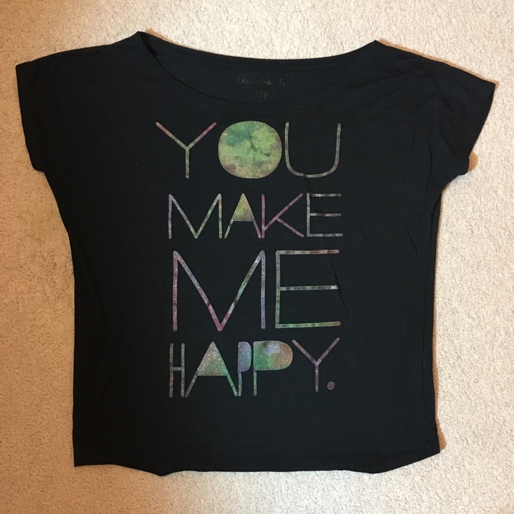 Aeropostale “You Make Me Happy” T-shirt